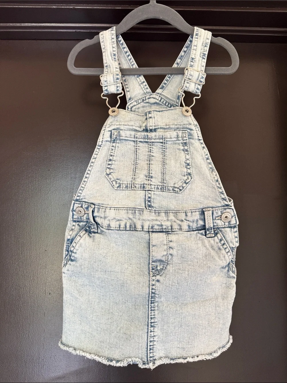 OshKosh B'gosh Light Blue Denim Overall Skirt